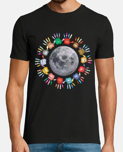 T-shirt lancette colorate luna