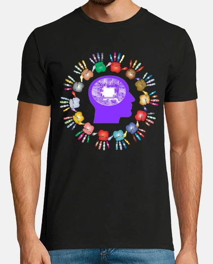T-shirt lancette del profilo tecnologico