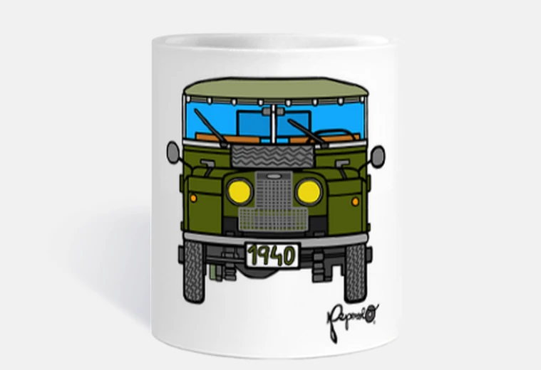 Cup land rover