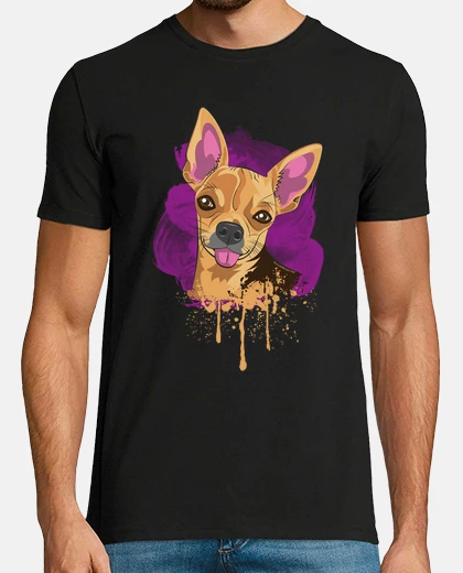 Tee-shirt langue chihuahua
