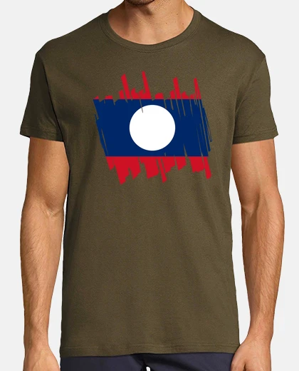 Tee-shirt Laos drapeau