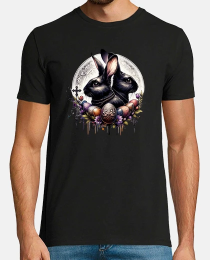 Tee-shirt lapin style emo