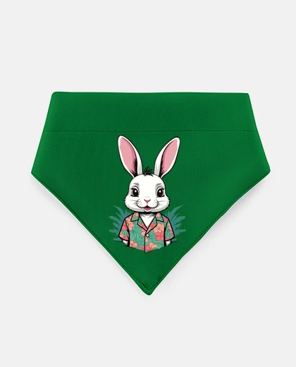 Mascotas lapin surfeur en vacances chemise surf