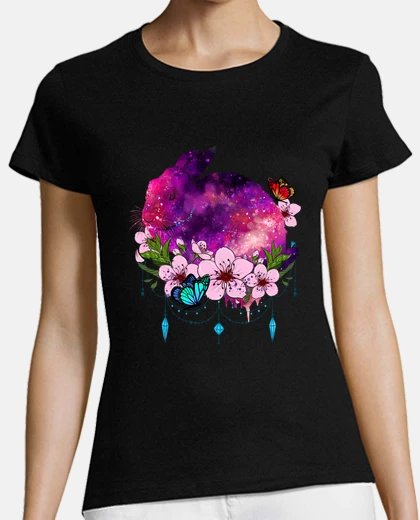 Tee-shirt lapin violet