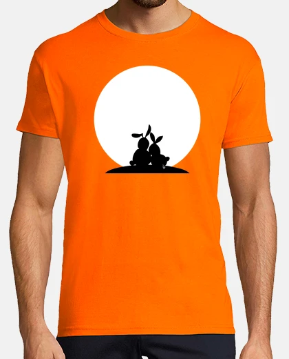 Tee-shirt lapins d'amour de lune