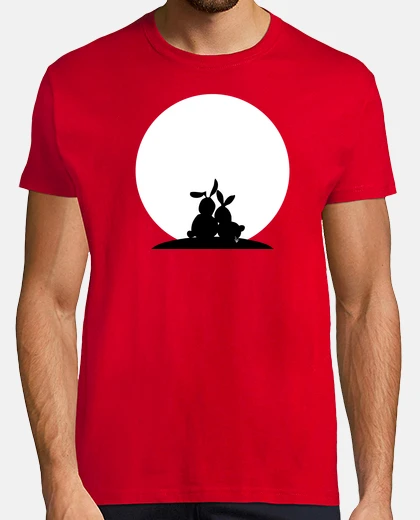 Tee-shirt lapins d'amour de lune
