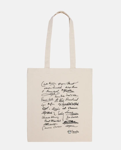 Bag large autographs of biology