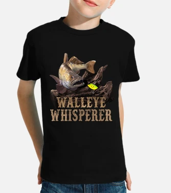 Large Walleye With Fishing Lure T-Shirt Large Walleye With Fishing Lure T-Shirt