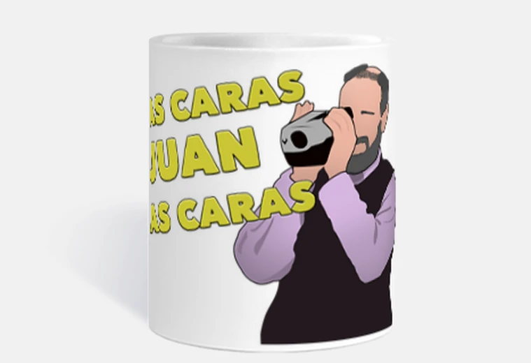 Taza Las caras Juan Aquí No Hay Quien Viva