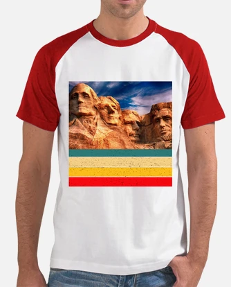 Camiseta las cuatro caras del monte rushmore laTostadora
