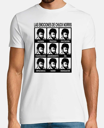 Camiseta Las Emociones de Chuck Norris