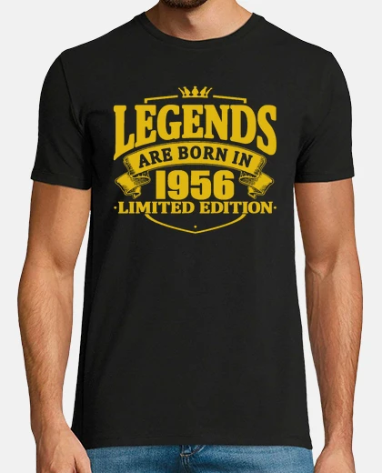Camiseta las leyendas nacen en 1956