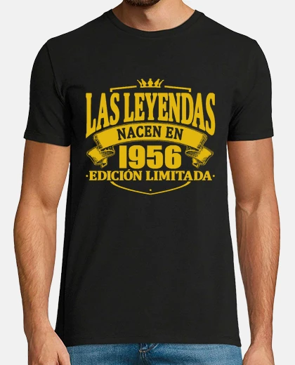 Camiseta las leyendas nacen en 1956