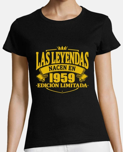 Playera las leyendas nacen en 1959