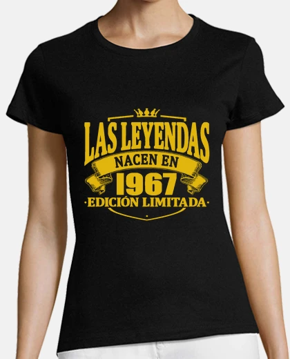 Playera las leyendas nacen en 1967