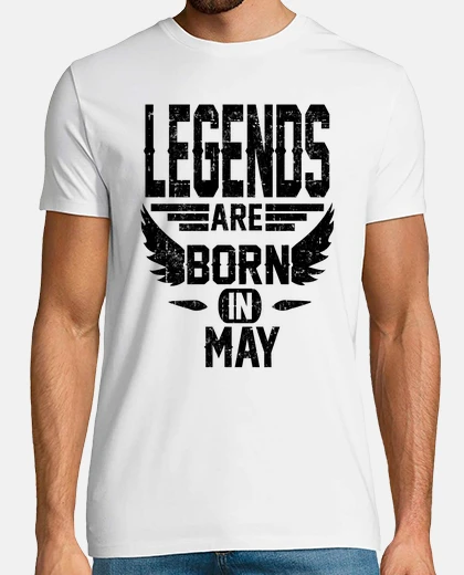 Camiseta las leyendas nacen en mayo