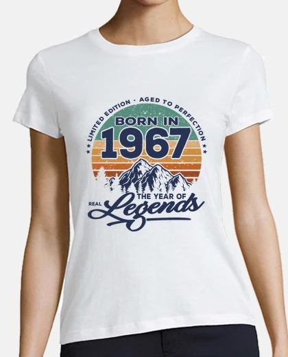Playera Las leyendas reales nacen en 1967