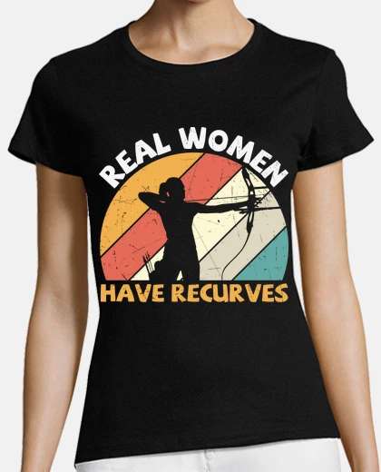 Playera las mujeres reales tienen recurvas
