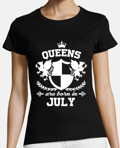 Playera las reinas nacen en julio