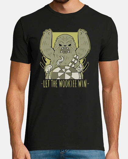T-shirt lascia che il wookiee vinca