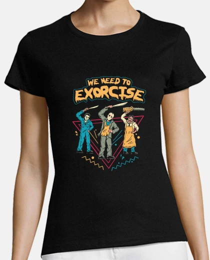 T-shirt lascia esorcizzare le donne da camicia