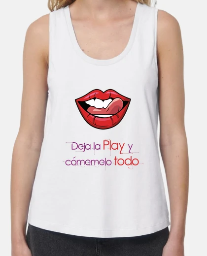 T-shirt lascia il gioco e mangia tutto