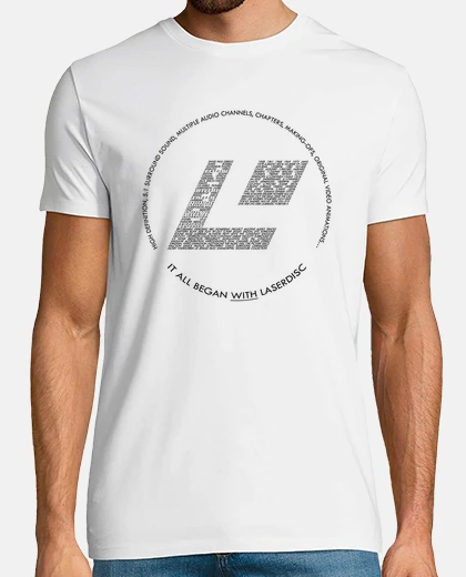 Tee-shirt LaserDisc Rocks! (Man White)