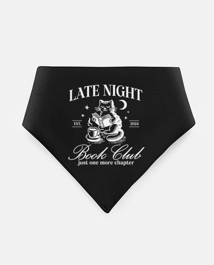 Mascotas LATE NIGHT BOOK CLUB EST 2024