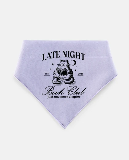 Mascotas LATE NIGHT BOOK CLUB EST 2024