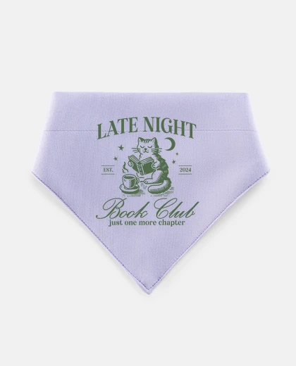 Mascotas LATE NIGHT BOOK CLUB EST 2024