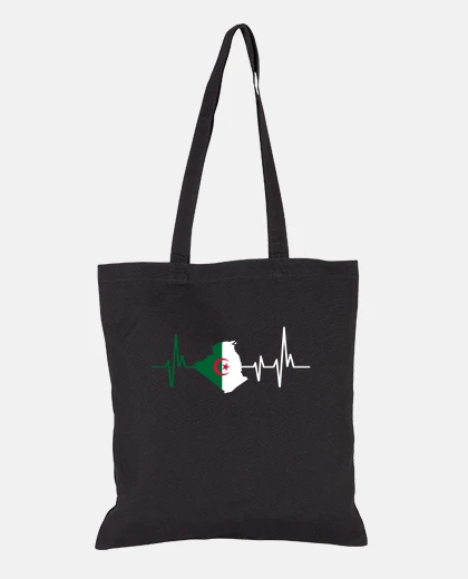 Bolsa latido del corazón diseño bandera argel