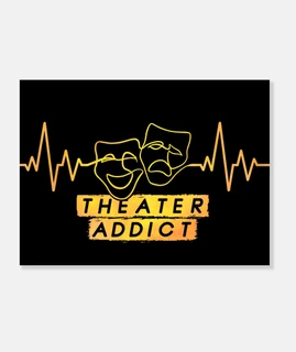 latido del oído del adicto al teatro