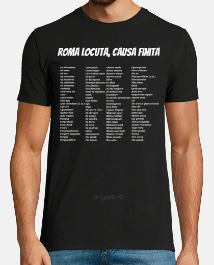 T-shirt latini, roma, romani, social, antisocial, cum laude, cunnilingus, resume, de facto