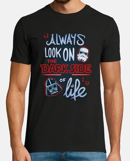 T-shirt lato oscuro della vita