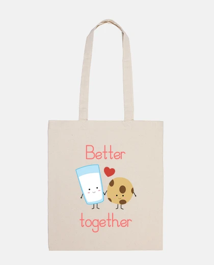 Borsa latte e biscotti