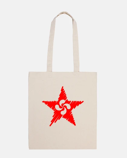 Bolsa Lauburu Estrella Roja Trazos 2