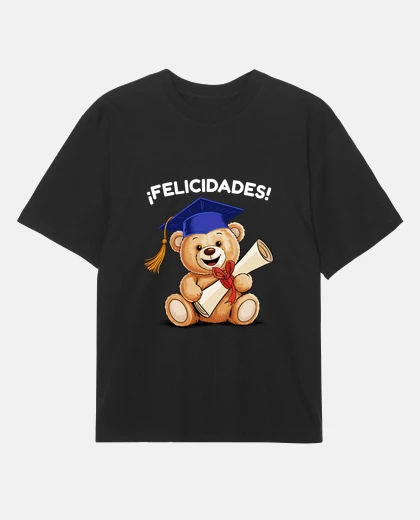 T-shirt laurea peluche