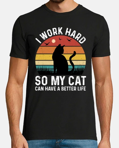 T-shirt lavoro per il mio gatto