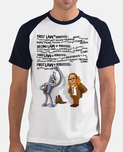 Camiseta Laws of robotics