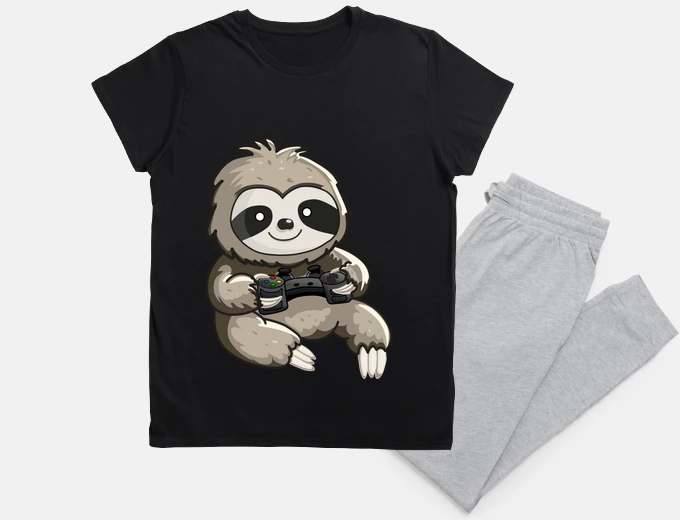 Pajama lazy gamer