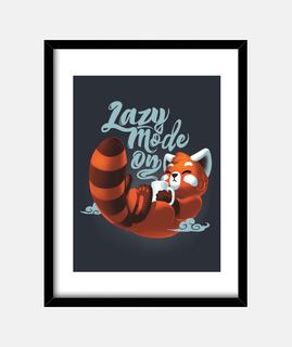 Lazy mode ON - Cute Red Panda - Coffee