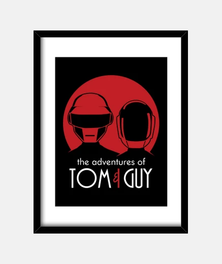 Quadro le avventure di tom e ragazzo