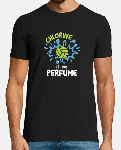 Tee-shirt le chlore est mon parfum waterpolo nageurs piscine natation surfeurs surf cadeau