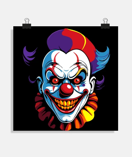 Poster le clown