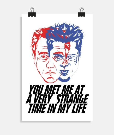 Poster le club de combat - fight club