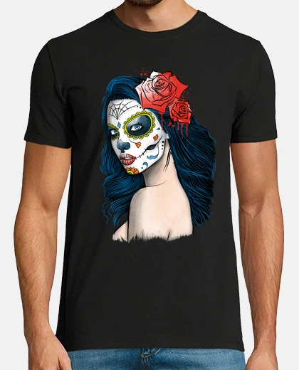 Tee-shirt Le crâne de Catrina