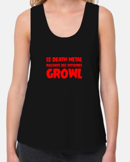 Tee-shirt LE DEATH METAL RACONTE DES HISTOIRES GR