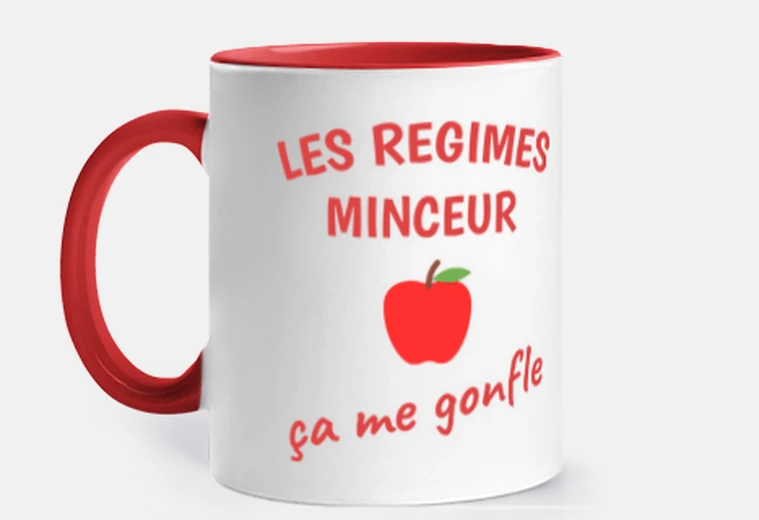Tazza le diete dimagranti mi fanno incazzare. regalo di tazza