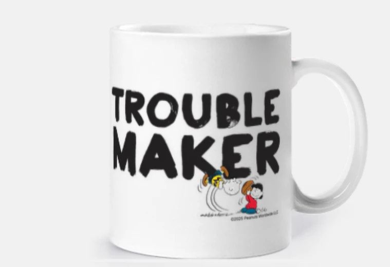 Mug le fauteur de troubles Charlie Brown Lu
