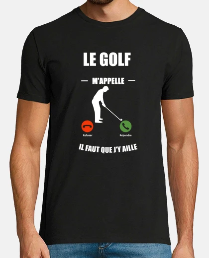 Tee-shirt le golf m appelle